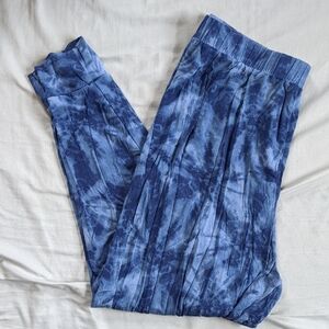 Blue Tie-Dye Pants